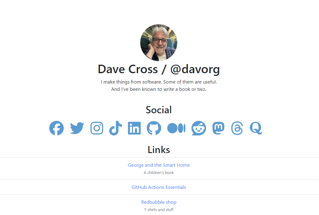 Dave's pointless links site