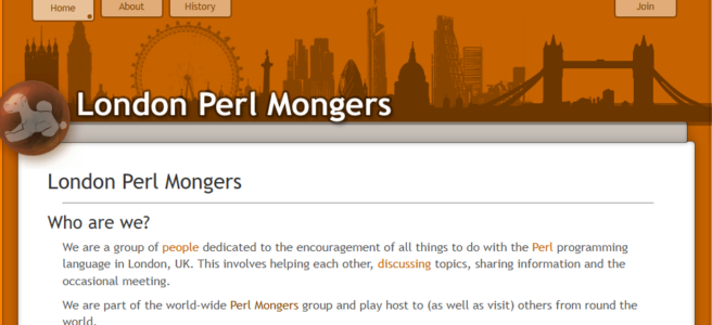 London Perl Mongers Website